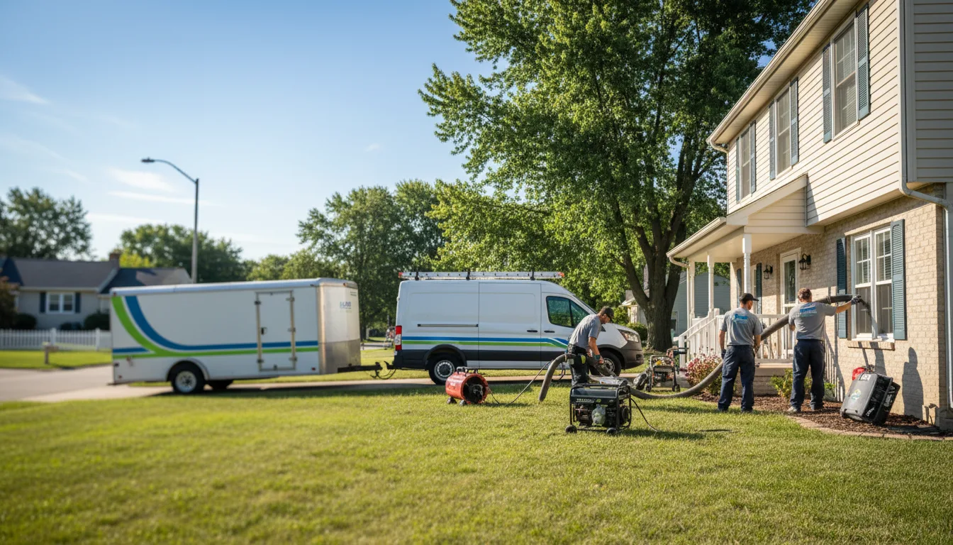 Flooded Basement Restoration And Cleanup With Repair in Hampden, ND near me